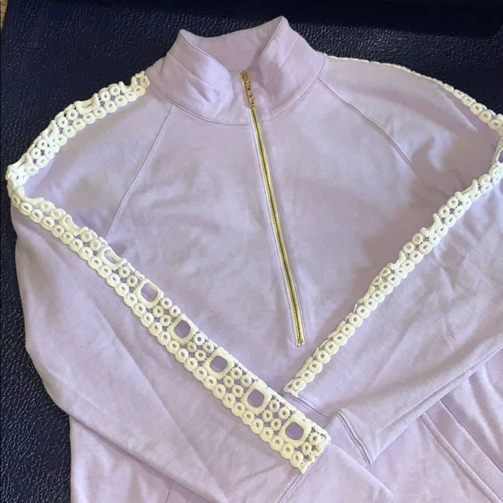 Lilly Pulitzer skipper popover Heathered Lilac